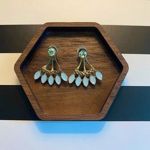 Gold Double Sided Earrings